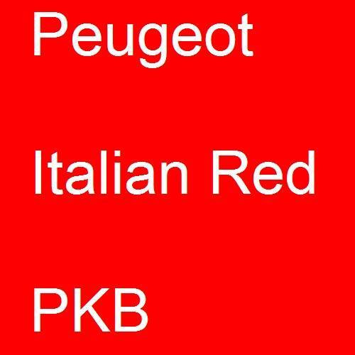 Peugeot, Italian Red, PKB.